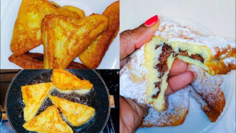 Nutella Filled French Toast.