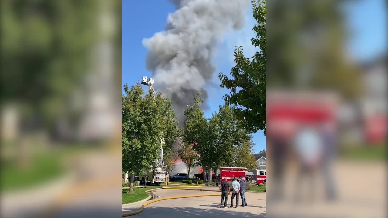 Firefighters respond to a house fire in Eagle Idaho Statesman