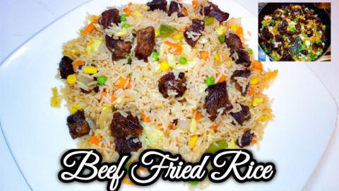 Chinese Style Beef Fried Rice Using Basmati Rice, You Can...