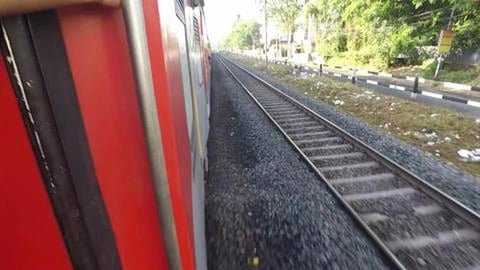 Beautiful Church Next To The Rail Track | Kerala