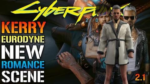 Cyberpunk 2077: "Kerry Eurodyne" NEW Romance Scene! I Rea...
