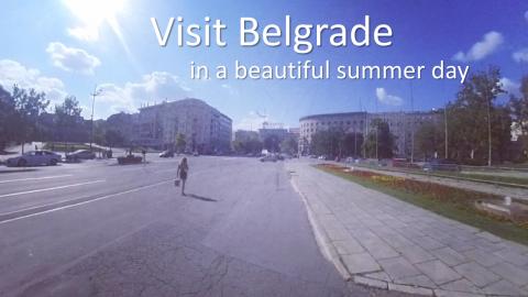Virtual visit of the landmark in Belgrade during the summ...