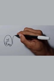 Drawing Grafity Name ALVIAN shorts