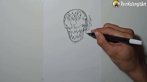 Drawing venom chibi