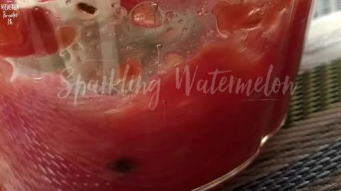 Sparkling Watermelon Juice | Watermelon Fruit Soda Recipe...