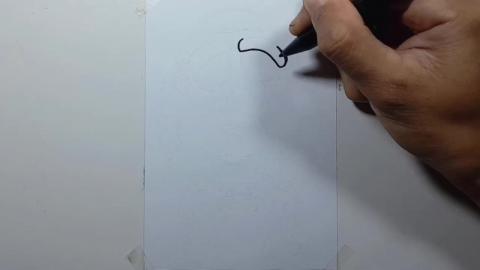 Drawing poor man zombie graffiti