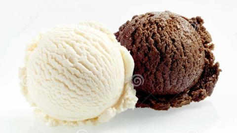 Vanilla And Chocolate Ice Cream Without An Ice Cream Mach...