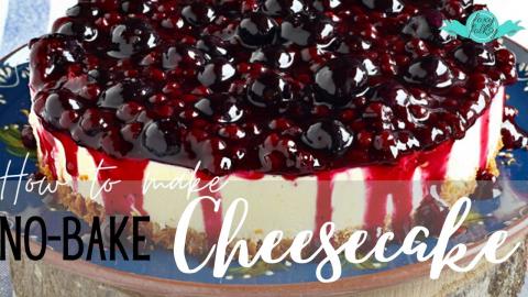 How to make Yummy and Easy NO-BAKE CHEESECAKE | FOXY FOLK...