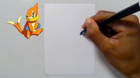 Draw Pokemon buizel shorts