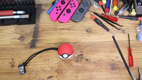 Removing A Strap From The PokeBall Plus