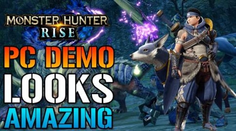 Monster Hunter Rise: PC DEMO Looks AMAZING! 4K, Hi Res Te...