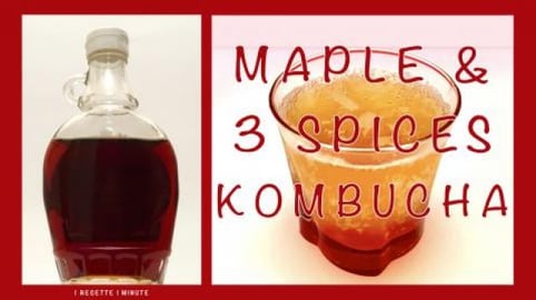 Maple and 3 Spices Kombucha (with Ginger, Cinnamon & Card...