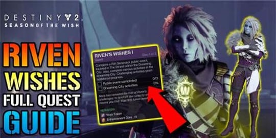Destiny 2: "Riven Wishes" 1 FULL Quest Guide! NEW EXOTICS...
