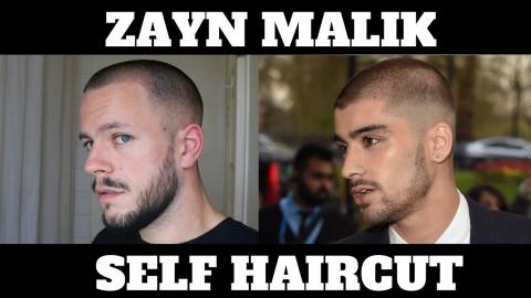 ZAYN MALIK BUZZ CUT TUTORIAL MENS SELF HAIRCUT