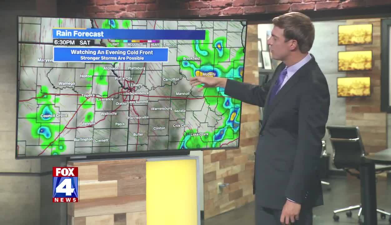 KC Weather Scattered storms possible throughout the day Saturday