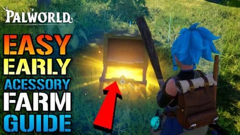 Palworld: EARLY Accessory Farm Guide! How To FARM Rare Sc...