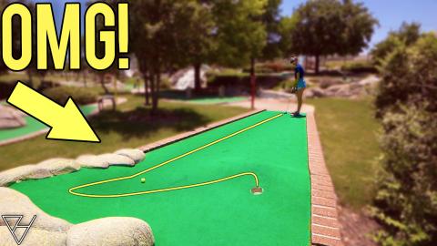 Incredibly Challenging Mini Golf Course - Epic Hole In On...