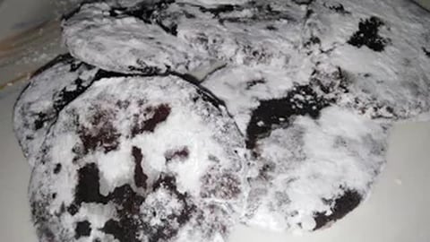 TBPH49.1 _ No Bake Chocolate Crinkles _ No Oven _ Crinkle...