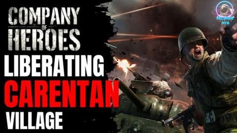 Recapturing Caratan Church Square - Company Of Heroes
