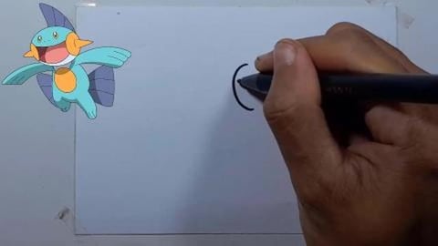 Drawing Pokemon MARSHTOMP shorts