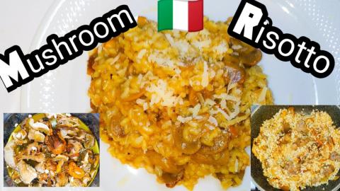 My Favourite Italian Mushroom Risotto.
