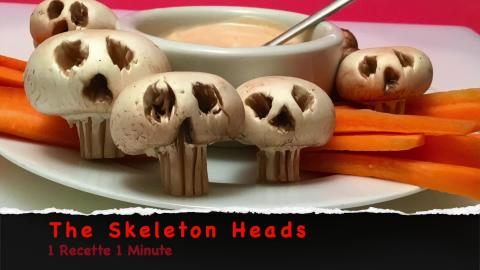 2 Halloween Snacks: the Spiders and the Skeletons