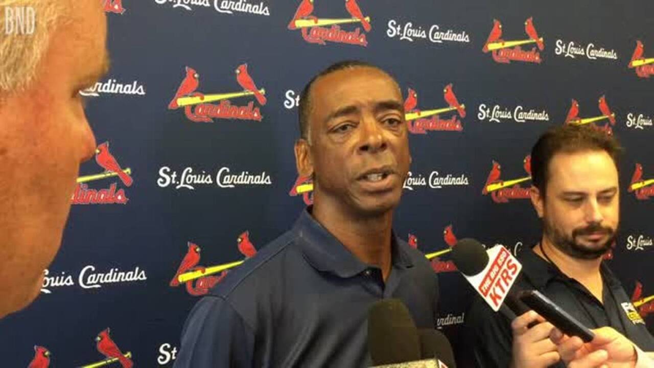 St. Louis Cardinals: Willie McGee bounces and I don't blame him