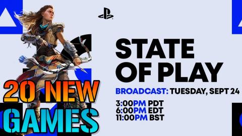 PlayStation State Of Play Starts Tomorrow! 20 GAMES & MOR...