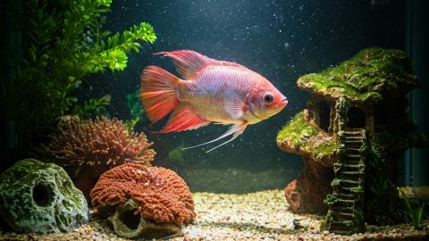 Beautiful Fish Life in a Realistic Aquarium Photos