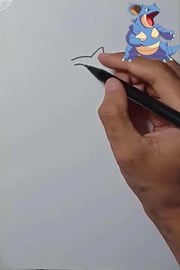 Drawing Pokemon NIDOQUEEN
