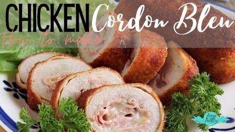 Crunchy Outside and Juicy Inside CHICKEN CORDON BLEU