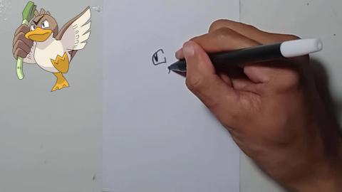 Draw pokemon farfetch shorts