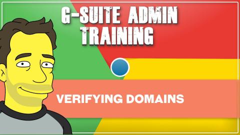 G Suite tutorial - Verifying Domains on Setup - GSuite Ad...