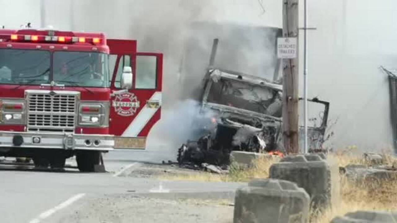 Truck full of onions catches fire on Tideflats Idaho Statesman