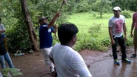Tarzan Swing Fail Again  | Nature Trails - Khopoli | Maha...