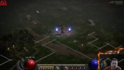 Diablo 2 - Resurrected Act1 Part 4 Sorceress Playthrough