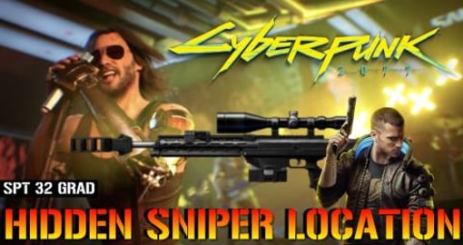 Cyberpunk 2077: Rare Hidden Sniper | SPT 32 Grad Sniper R...