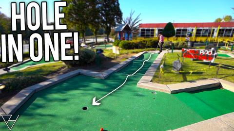 Lucky Mini Golf Hole in Ones At This Surprisingly Fun Min...