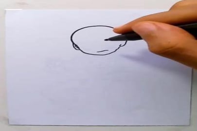 Drawing krillin Dragon Ballz shorts