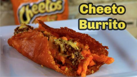 Cheeto Burrito & Cheetos Mozzarella Sticks