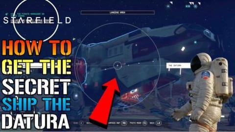 Starfield: "The Datura" Secret Ship! How To Get This Amaz...