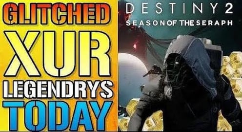 Destiny 2: GLITCHED XUR Is Here! Legendary Weapons & EXOT...