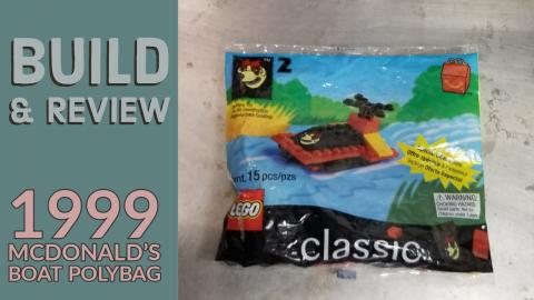 Lego Classic Boat Polybag | 1999 McDonald's Promotion (20...