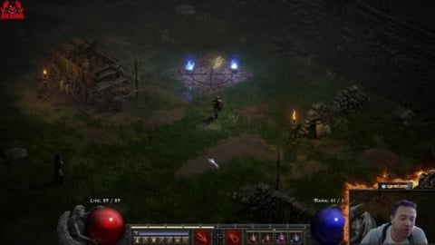 Diablo 2 - Resurrected Act1 Part 8 Sorceress Playthrough