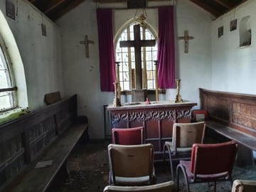 ABANDONED CHURCH BUILT BY A MAN ESCAPING THE NA...