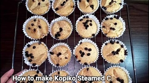 TasteHU83 _ KOPIKO STEAMED CUPCAKE RECIPE