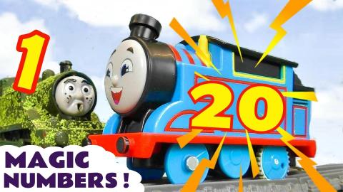 Thomas and Friends Magic Numbers Toy Train Story with 20 ...