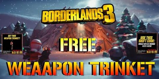 Borderlands 3: FREE! LEGENDARY WEAPON Trinket! | Gift Of ...