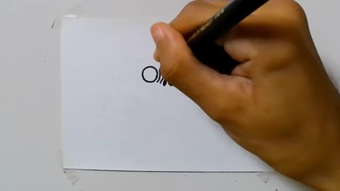 Drawing graffiti embedded zombie characters