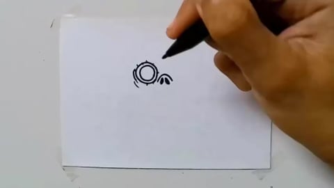 Drawing graffiti embedded zombie characters shorts